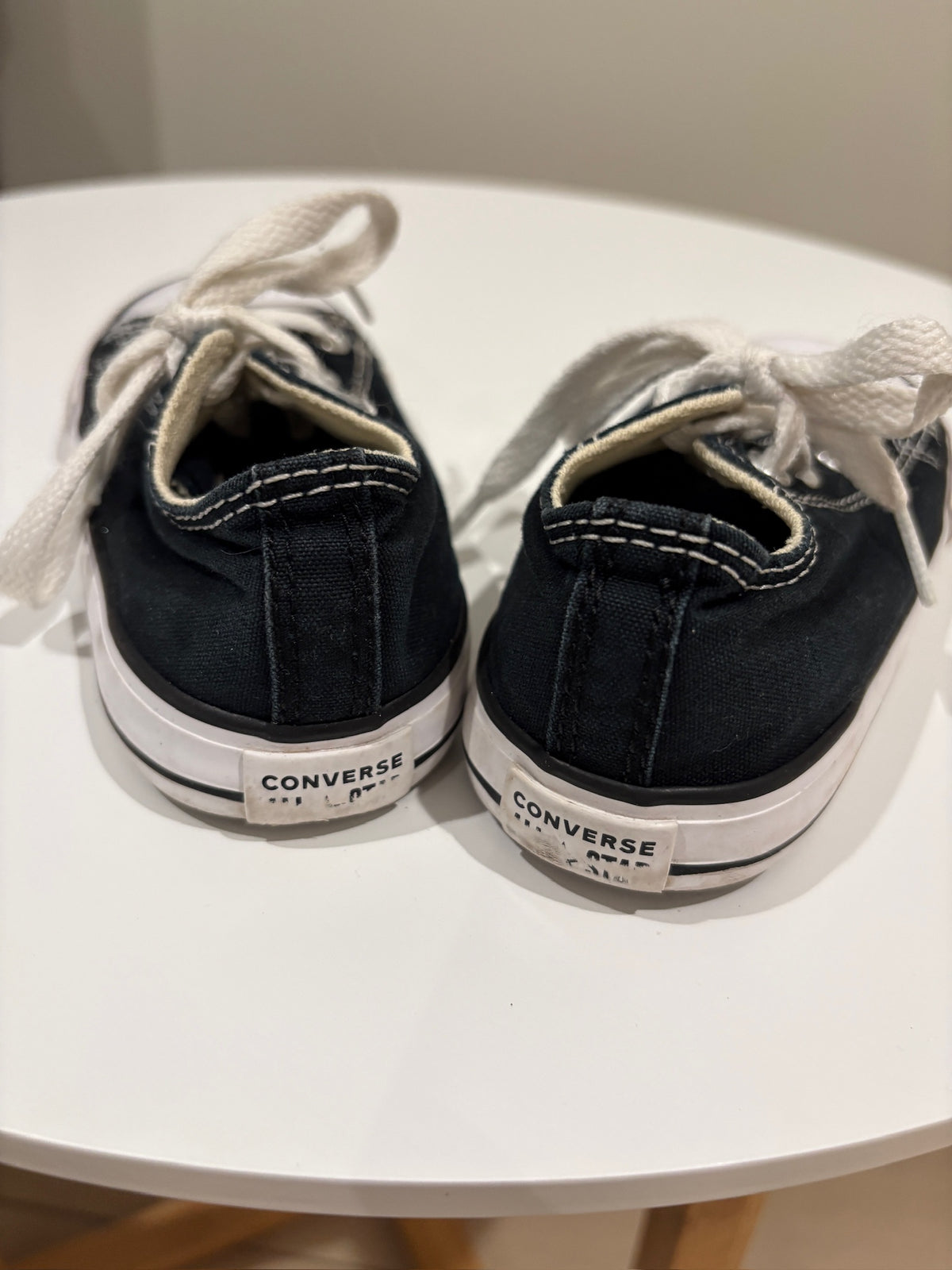 Seller #105 - Size 9c Girls/Boys/GN Black Converse GUC to VGUC