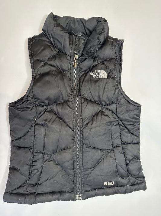 #162 North Face Black Puffy Vest Girls 5