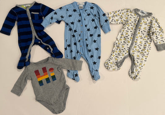 #187 Boys Newborn Bundle Petit Lem, Mish Boys, and Gymboree