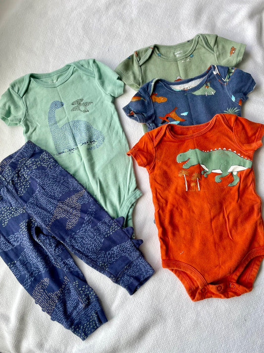 *REDUCED* #68  Carter’s Dino Bundle, 9m