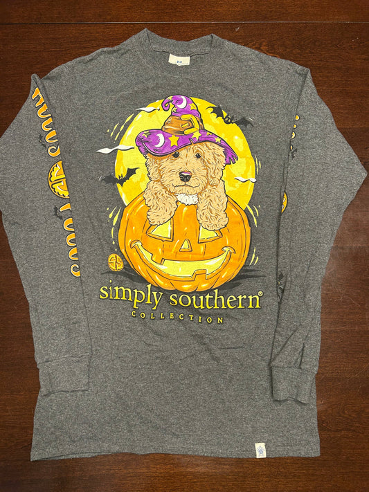 Reduced - Seller #18 Simply Southern Halloween Tee Women’s S
