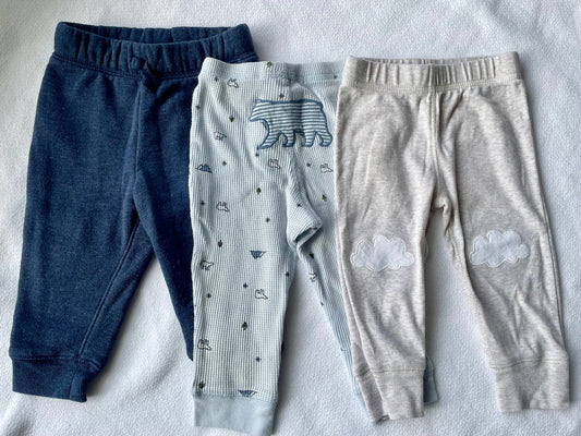 *REDUCED* #68 Jumping Beans and Carter’s Sleep Pants Bundle, 12m