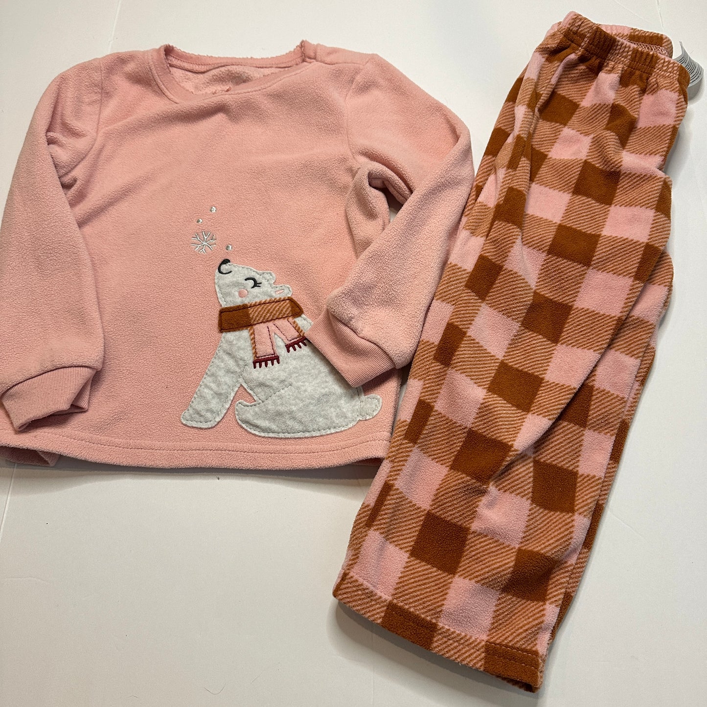 #162 Carters Fleece PJs 3T