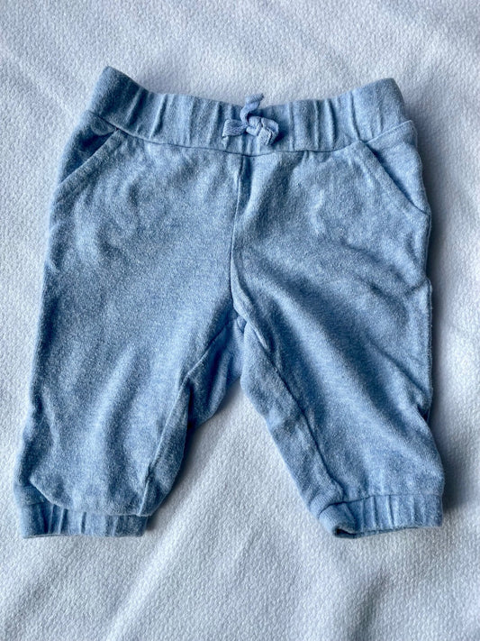 *REDUCED* #68 Janie and Jack Light Blue Terry Joggers, 3-6m