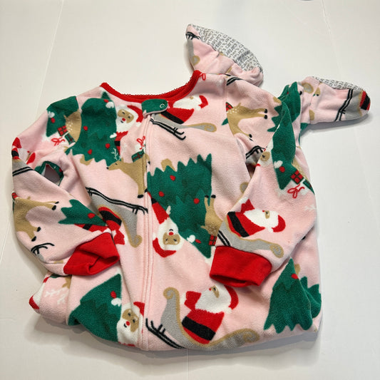 #162 Carters Christmas Fleece Pjs 4T