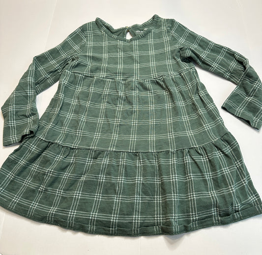 #162 Little Co Green Dress 4T