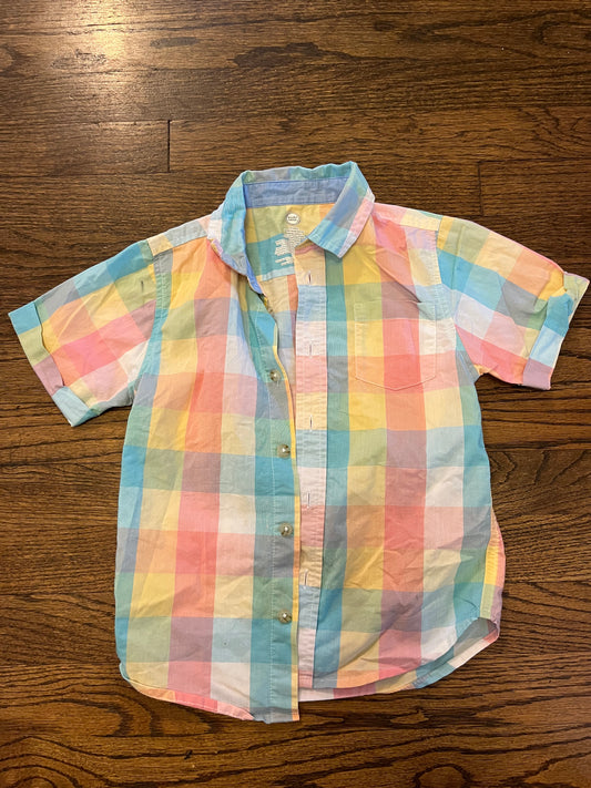 #7 Wonder Nation Pastel Button Up 5