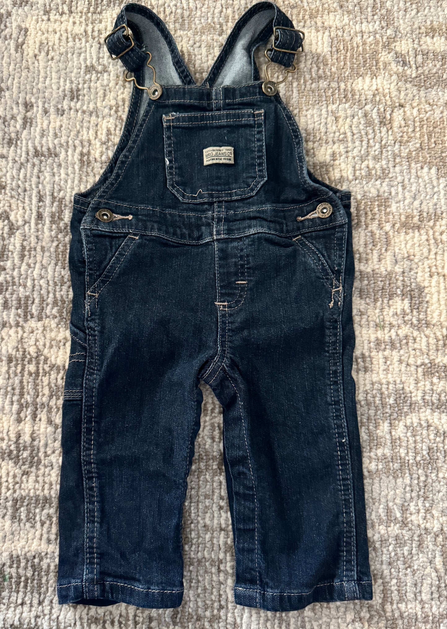 25 Baby Boy Denim Overalls Size 3-6M