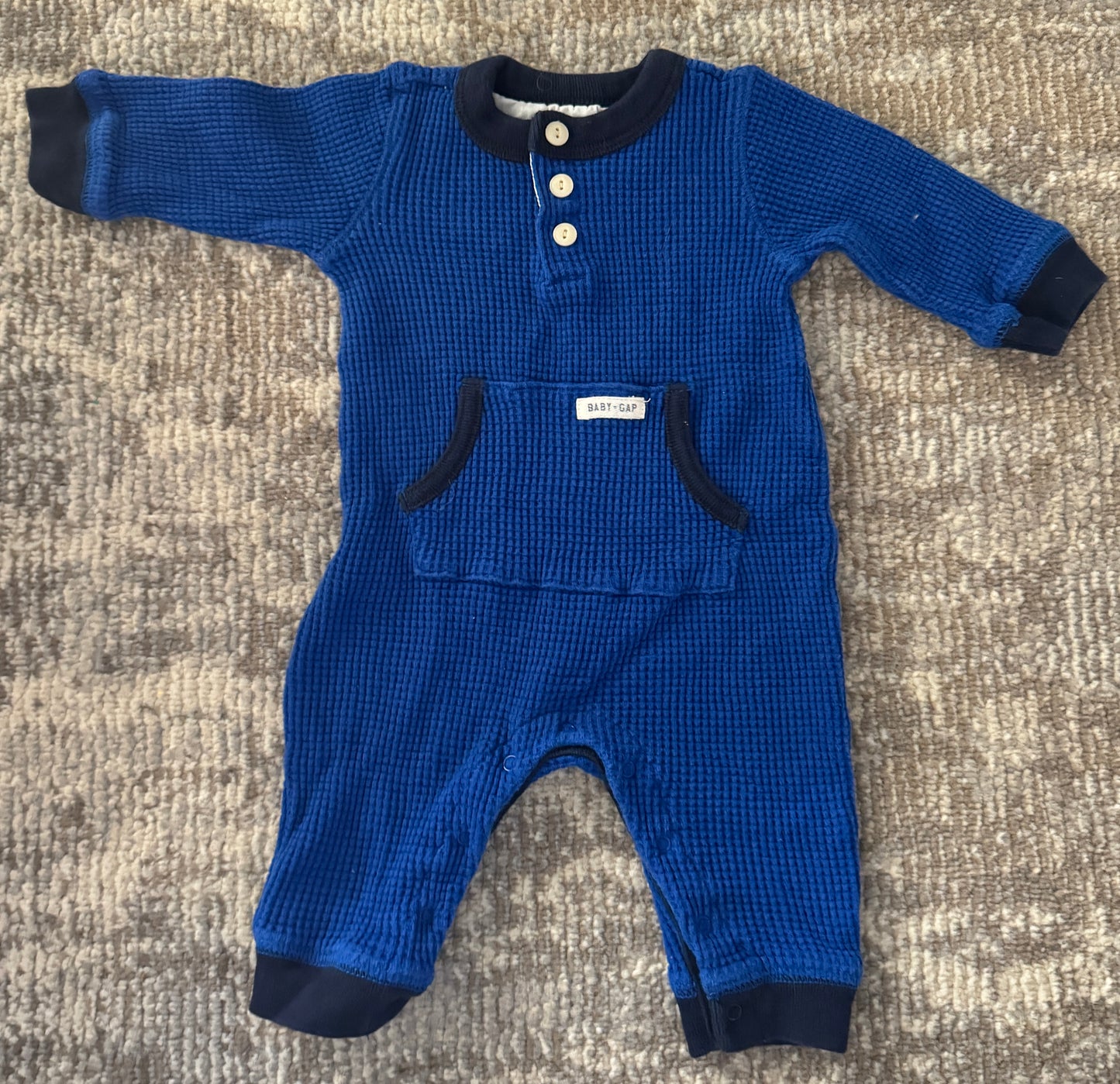 25 Baby Gap Boy Jumpsuit Blue Size 3-6M