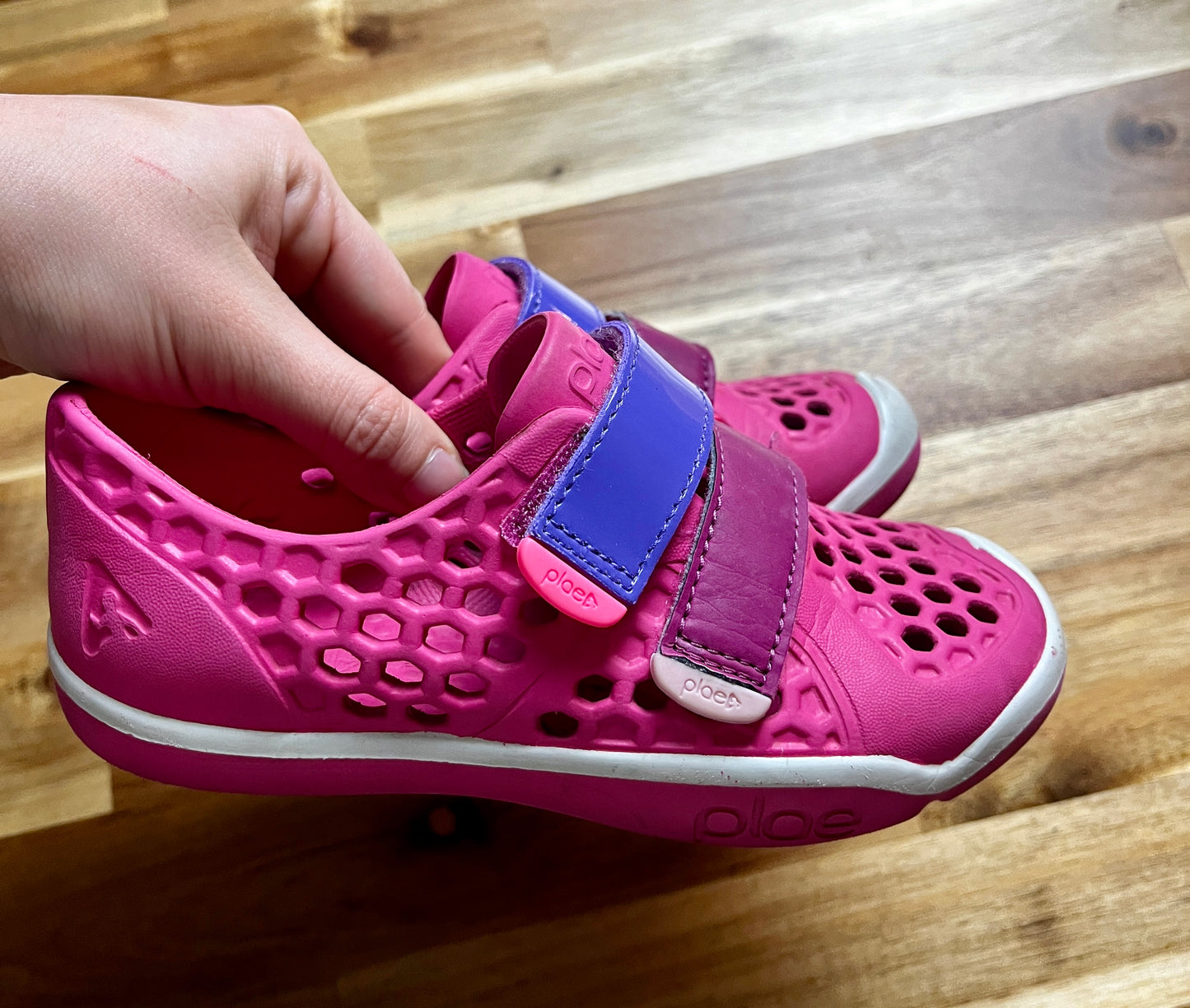 Plae Mimo Pink Shoes Size 11 Toddler