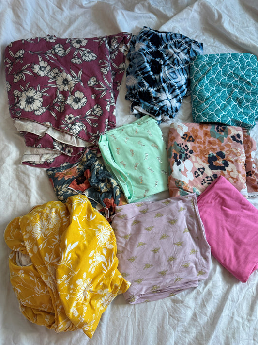 Seller #22 - 9 different jersey fabrics (at least 1 yard each)