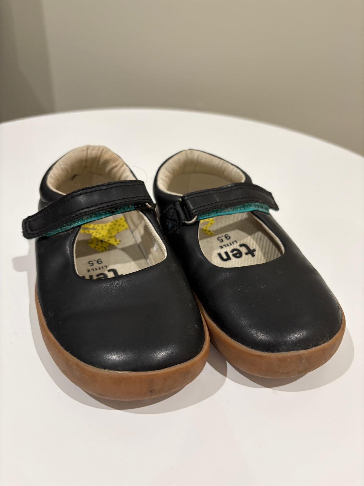 Seller #105 - Size 10.5c Girls Black Ten Little Mary Janes GUC