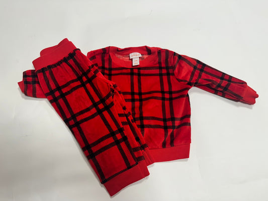 #87 Cat and Jack fleece outfit 6-9months,