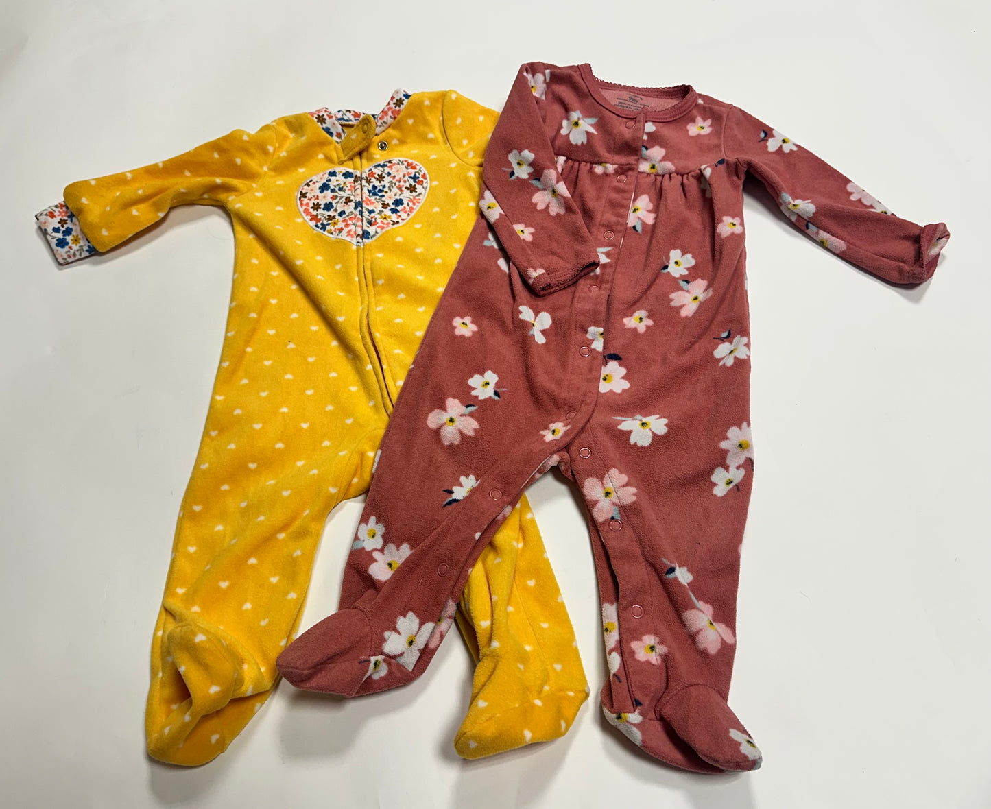 #87 Carters 9 month fleece PJ's