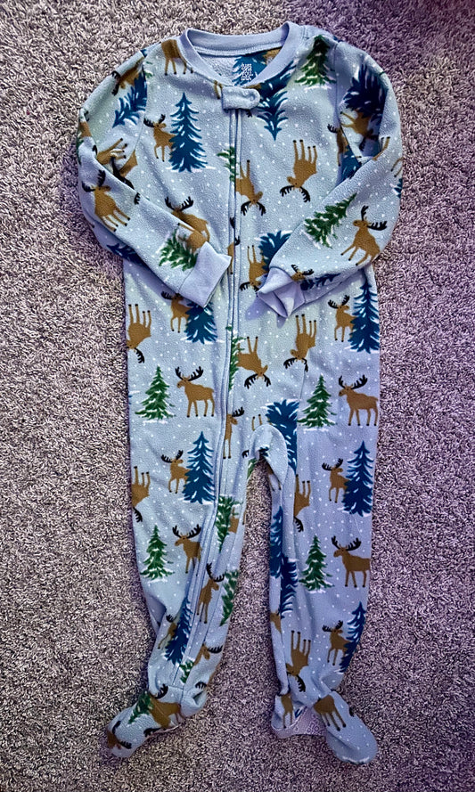 #72A GUC Carter’s Fleece Sleeper, 4T