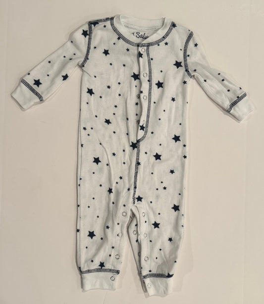 #187 Boys or Gender Neutral 3-6m PJ Salvage Romper