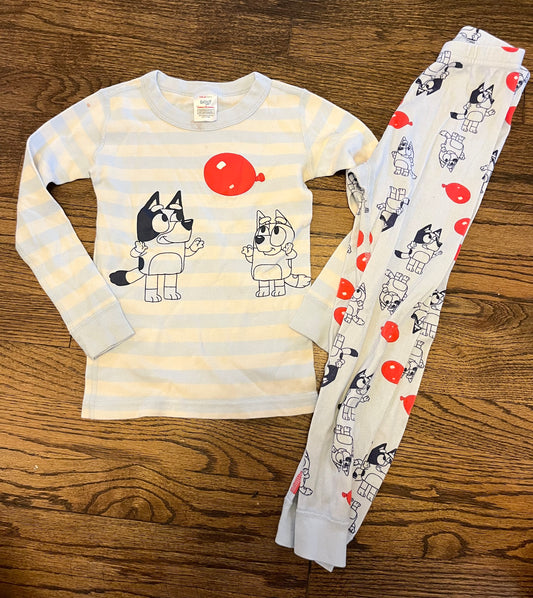 #7 Hanna Andersson Bluey Pajamas 5T -See Pics