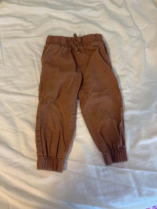 #53 Tan Boys 2T Pants