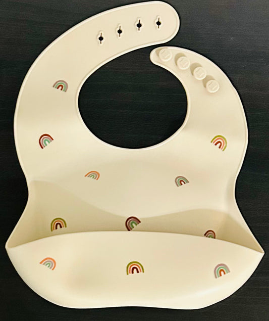 #15 Mushie Silicone Bib (barely used)