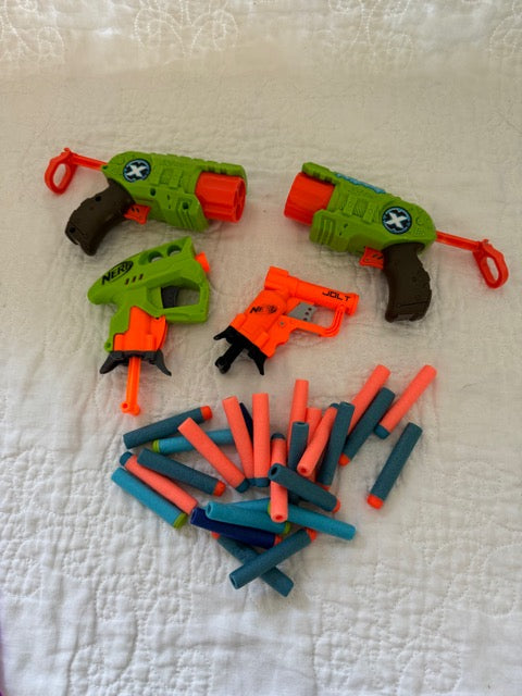 #35 Xshot & Nerf Pull-back style Guns