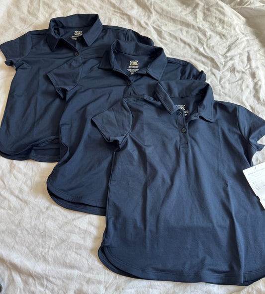 Seller #22 - 3 Athleta girl athletic material school day polos - size XS/6 - NEW