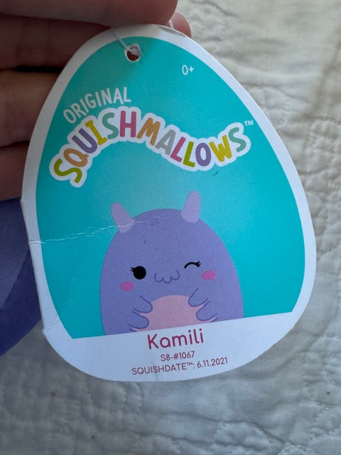 #35 Kamili The Deep Sea Pg Sealife Collection Squishmallow, 8 inch