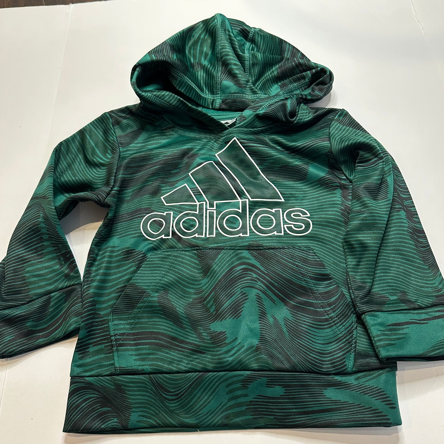 #162 Adidas Green Hoodie 2T