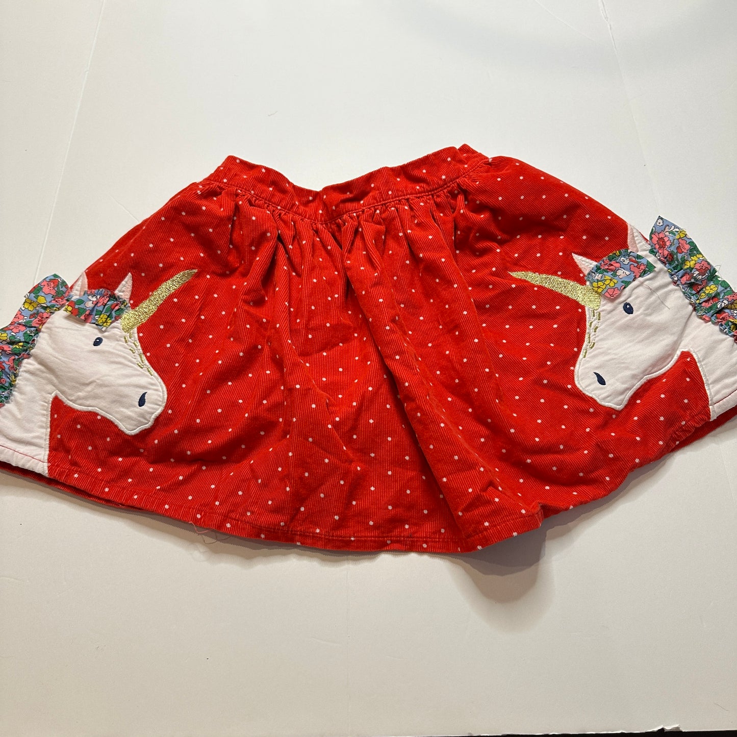 #162 Mini Boden Unicorn Skirt 5/6