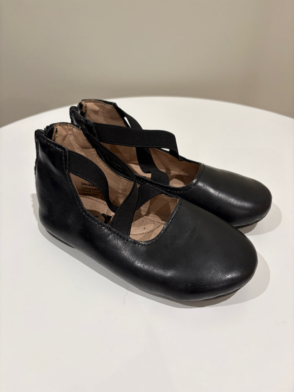 Seller #105 - Size 10c Black Tiny Toes Nation Ballet Flats GUC to VGUC