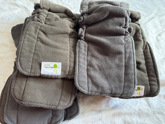 Seller #22 - 22 Naturally Nature bamboo cloth diaper inserts - GUC