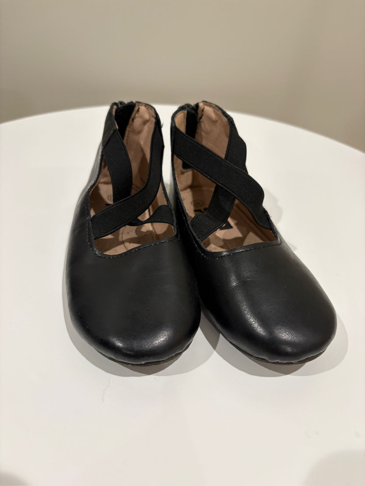 Seller #105 - Size 10c Black Tiny Toes Nation Ballet Flats GUC to VGUC