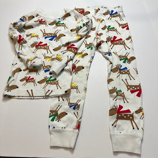 #162 Hanna Andersson Reindeer PJs 4t