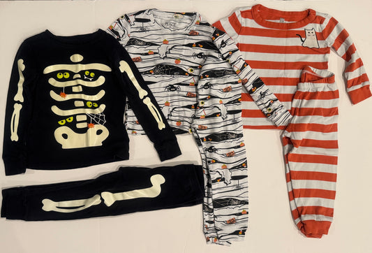 #187 Boys 2T Halloween Pajama Bundle