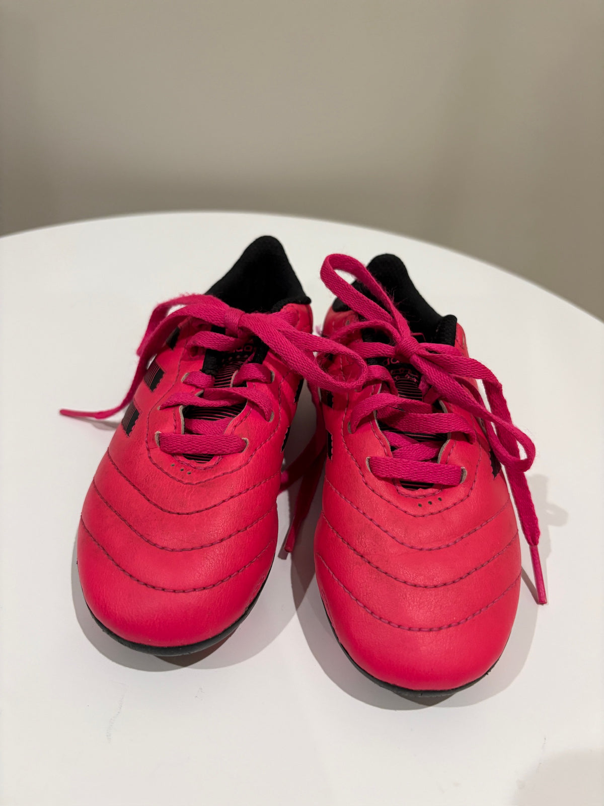 Seller # 105 - 10K Girls Pink Adidas Soccer Cleats GUC