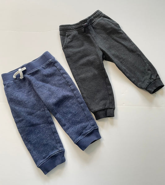 #121 Girls 18M set of two sweatpants, EUC/VGUC