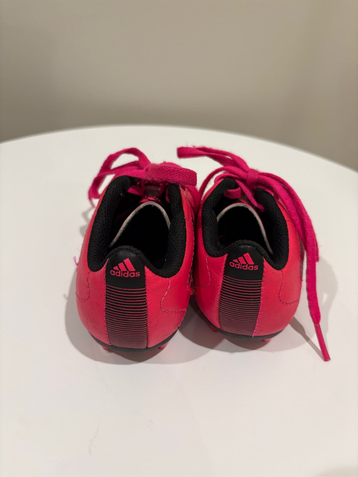 Seller # 105 - 10K Girls Pink Adidas Soccer Cleats GUC