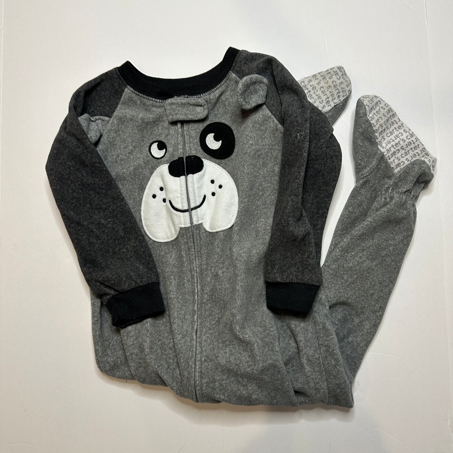 #162 Carters Fleece Footie PJs 2T