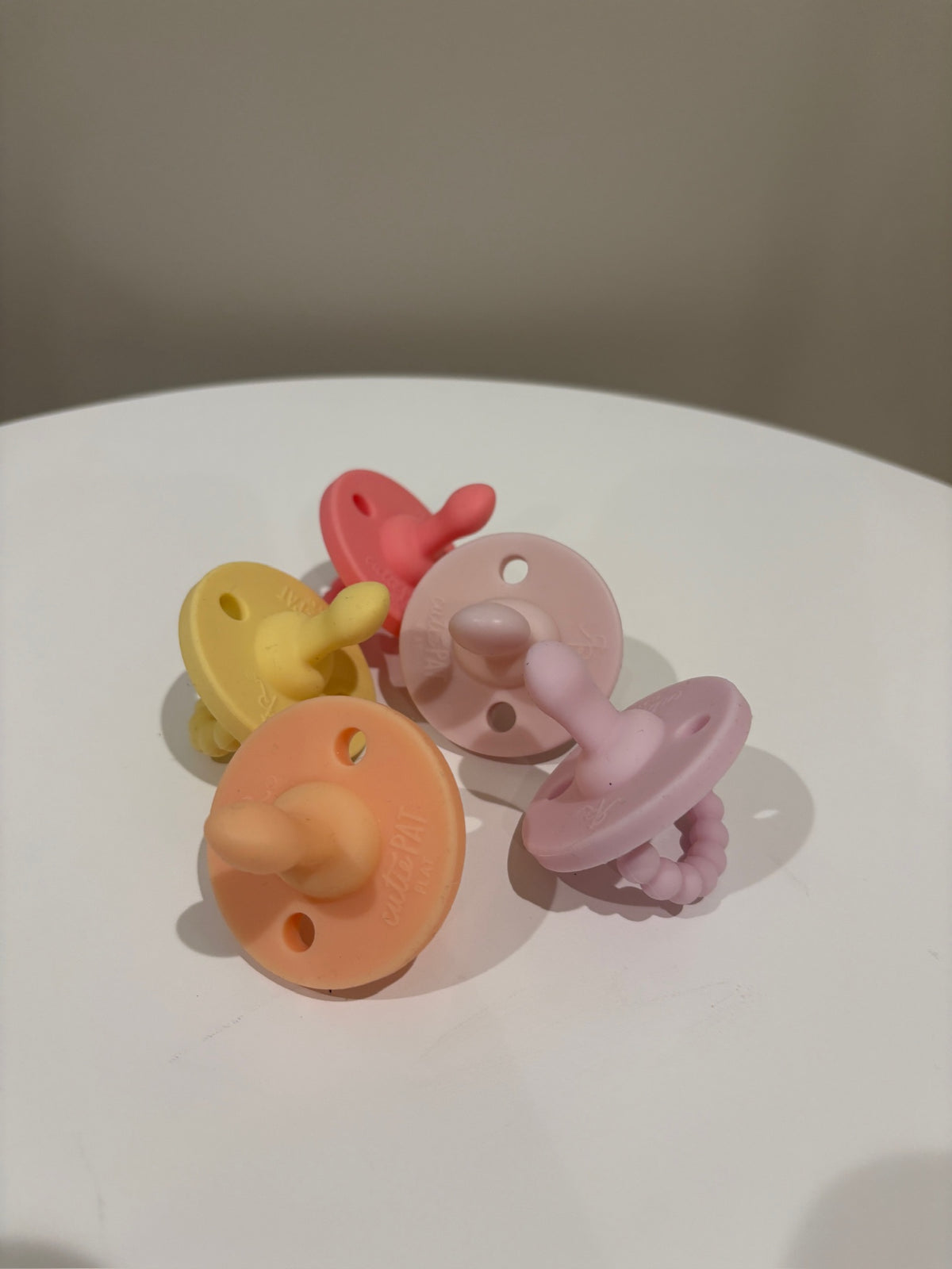 Seller #105 - Bundle of Girly Ryan and Rose Flat Pacifers Never Used