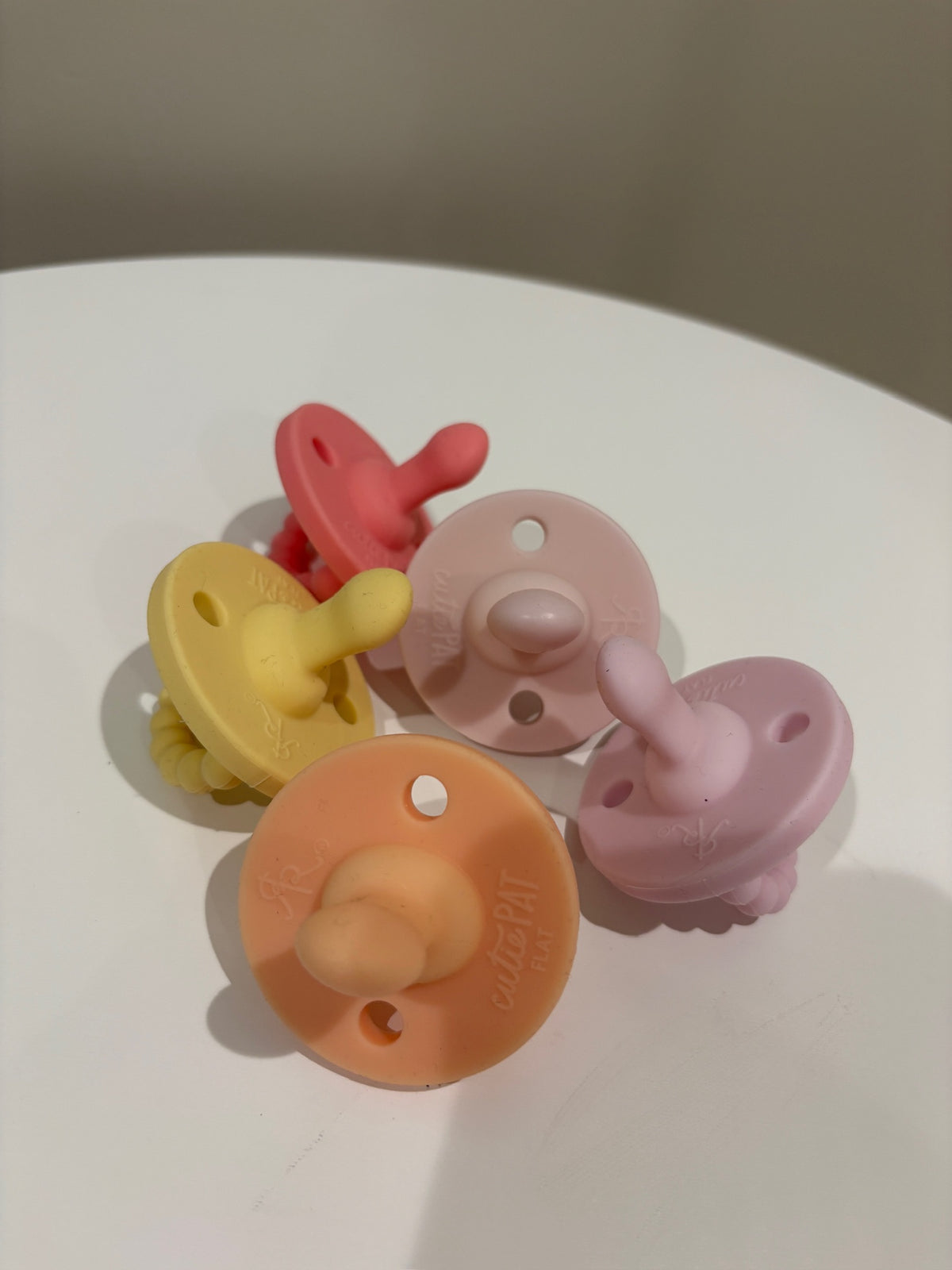 Seller #105 - Bundle of Girly Ryan and Rose Flat Pacifers Never Used