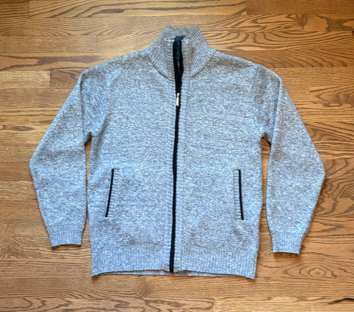 #74 Men’s Zip Up Sweater -  S