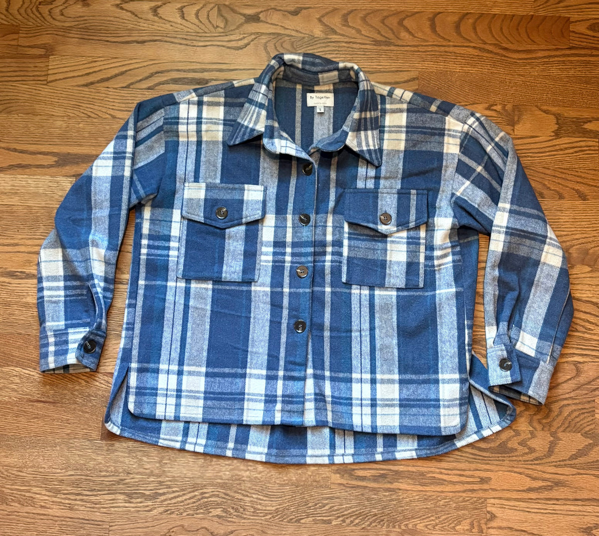 #74 Women’s Flannel Shacket - S