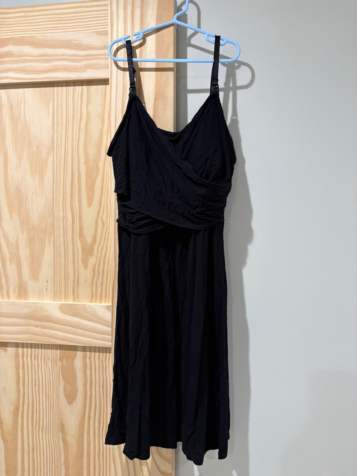 Seller #105 - Women's Medium Black Motherhood Maternity Nursing Gown GUC