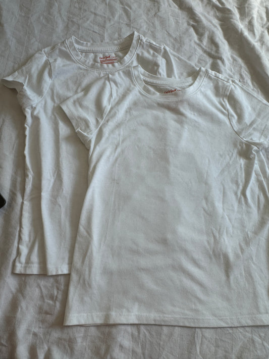 Seller #22 - 2 (washed but never worn) Cat & Jack girls’ tshirts - size 6/7 - LIKE NEW