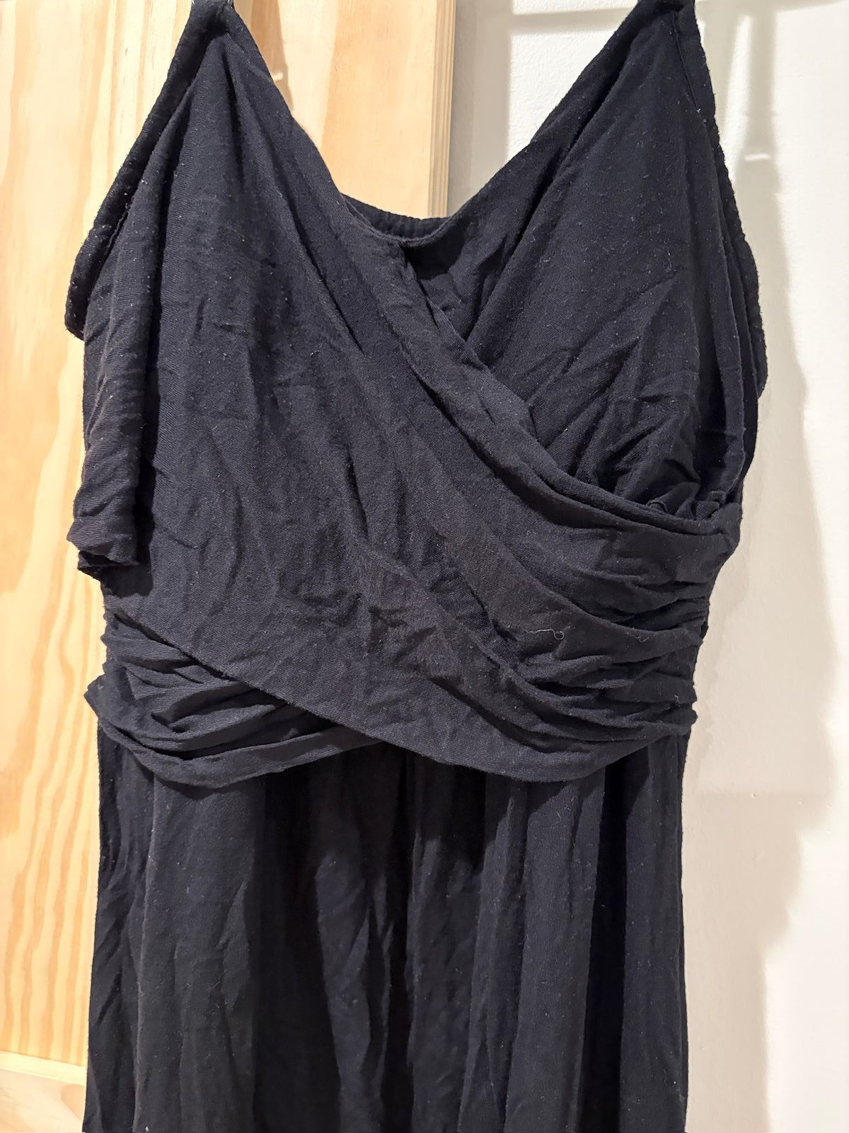 Seller #105 - Women's Medium Black Motherhood Maternity Nursing Gown GUC
