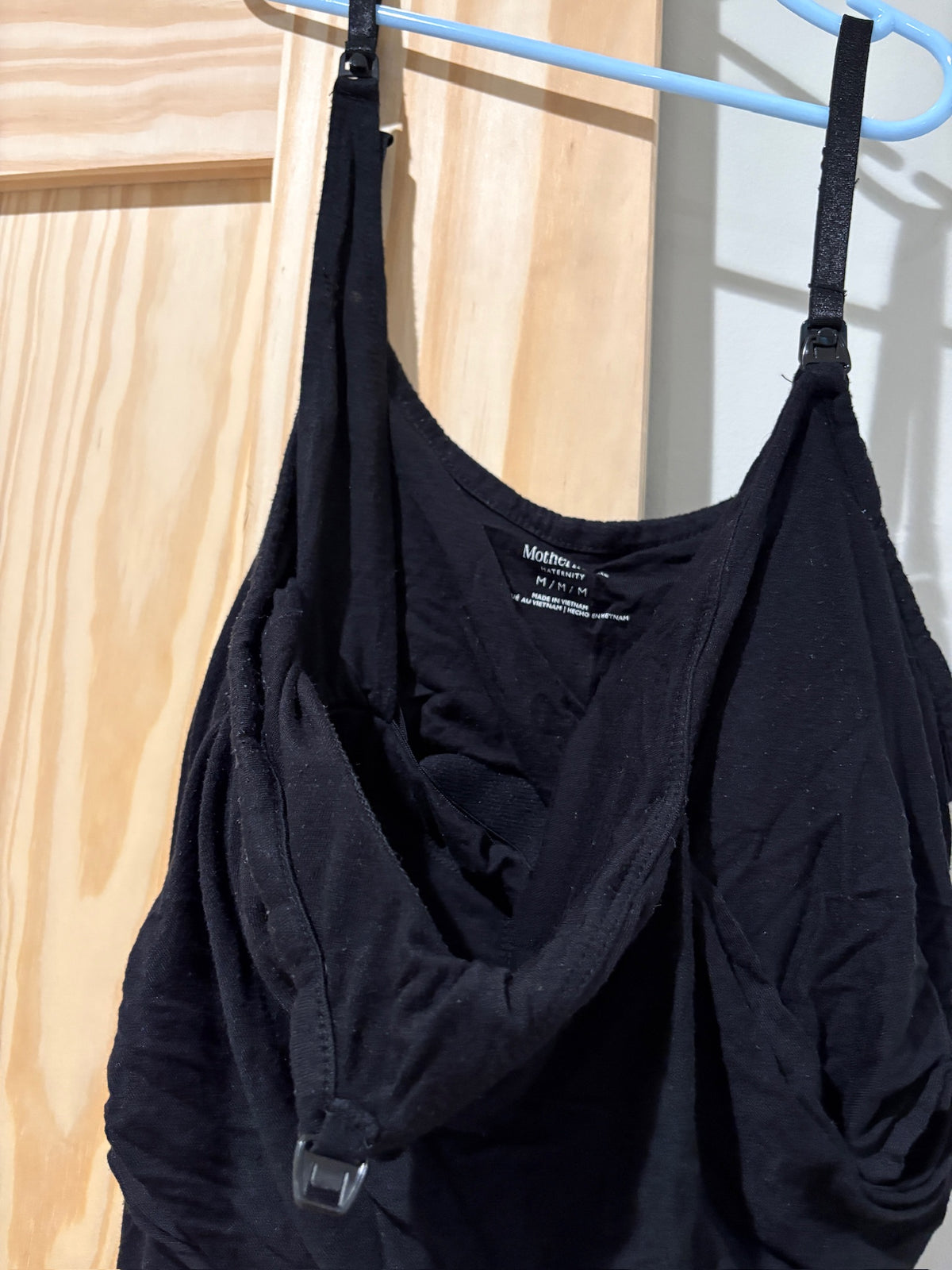 Seller #105 - Women's Medium Black Motherhood Maternity Nursing Gown GUC