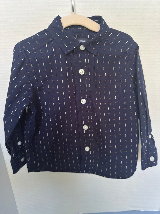 #146 The Children’s Place Navy Button Up Boys 12M