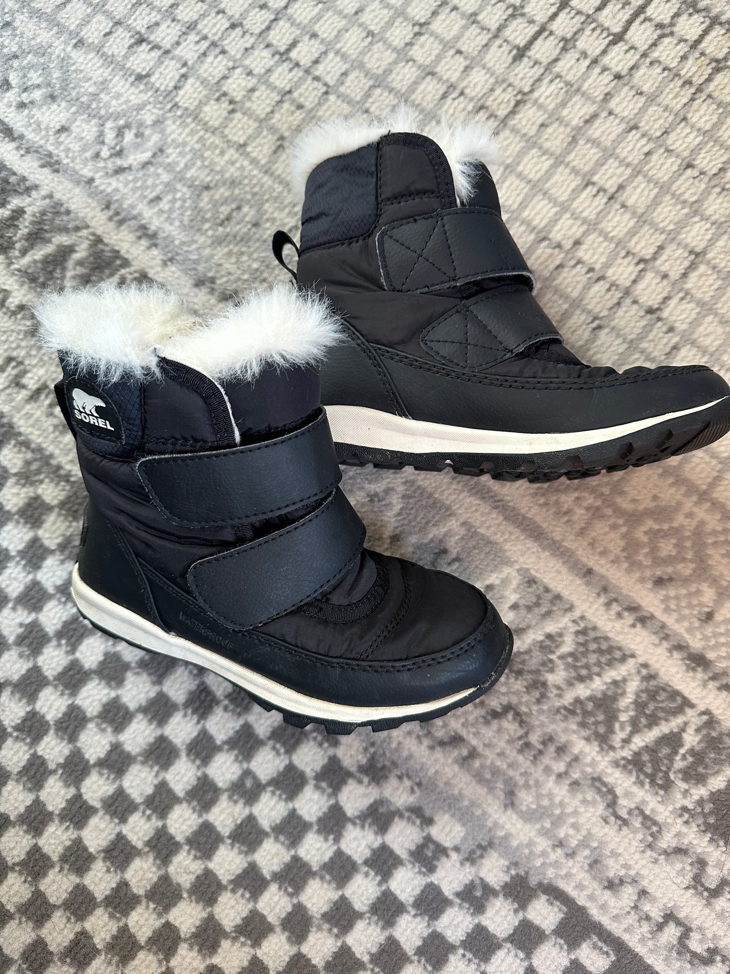 #162 Sorel Black Boots sz 11