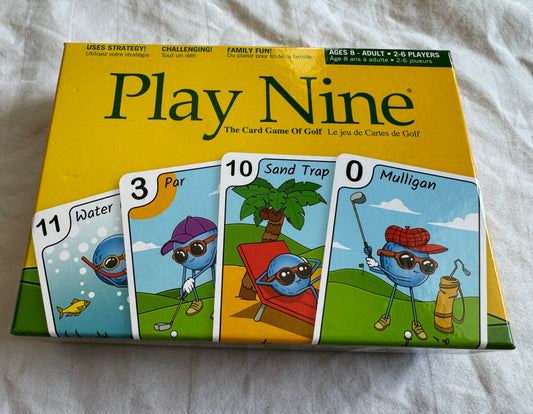 Seller #22 - Play Nine golf card game - NEW