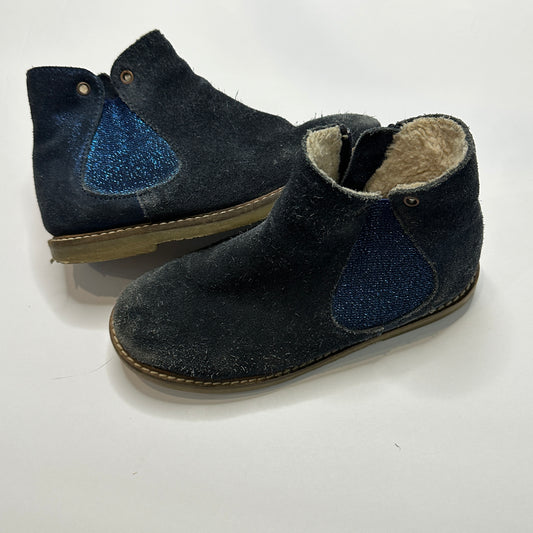 #162 Mini Boden Blue Boots Sz 11.5