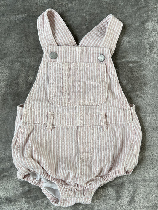 REDUCED Old Navy Overalls Bubble Romper (18-24)